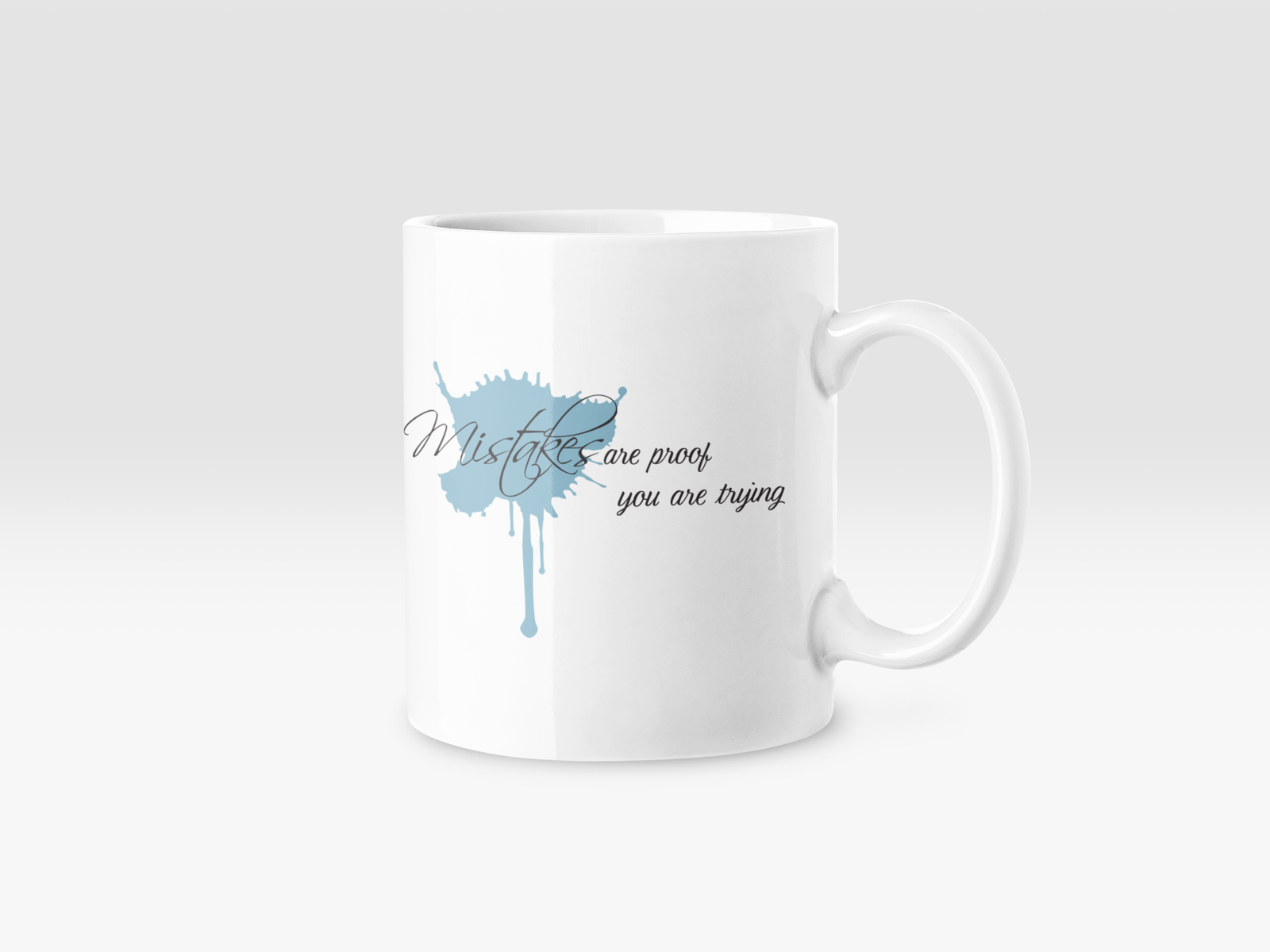 custom print white coffee mug