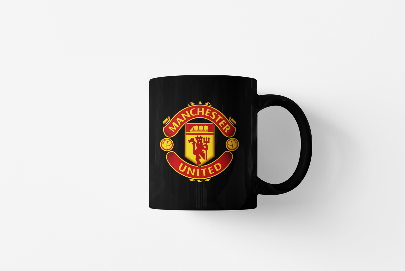 Manchester United Black Coffee Mug – Premium Fan Edition