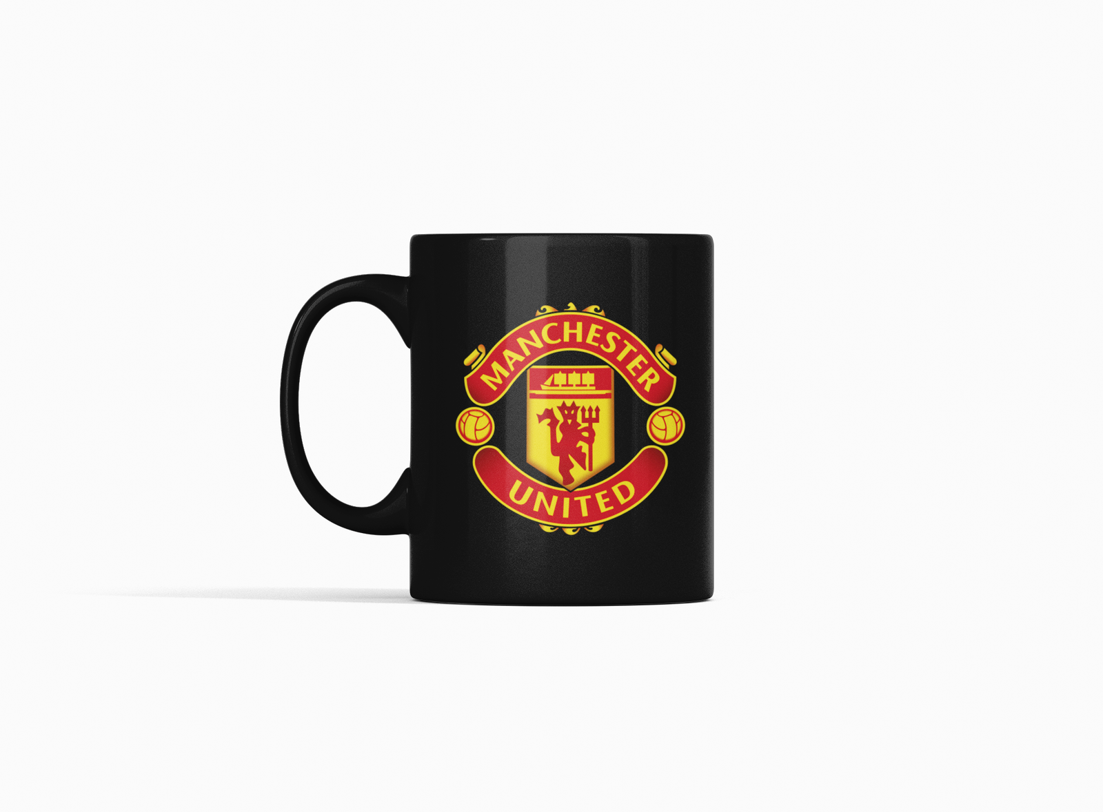 Manchester United Black Coffee Mug – Premium Fan Edition